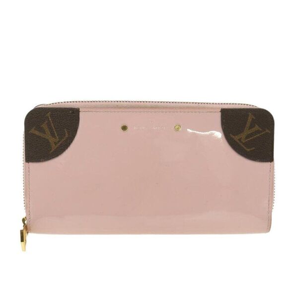 LOUIS VUITTON Monogram Vernis Zippy Venice Long Wallet Pink - Picture 13 of 15